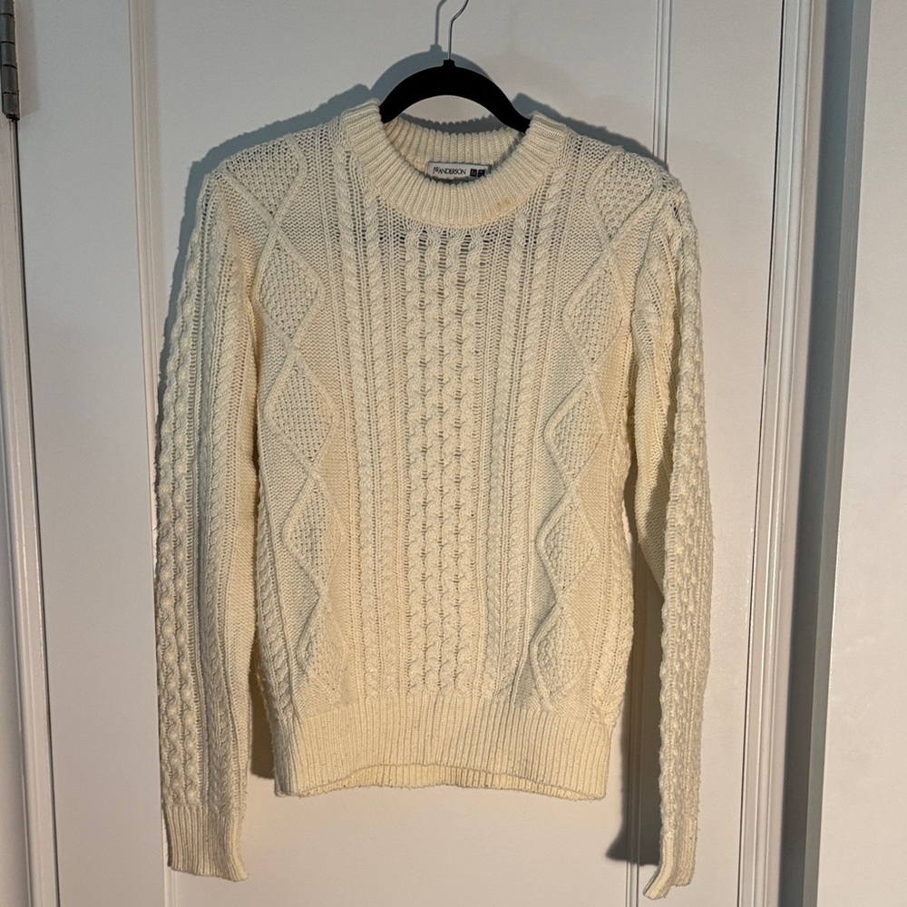 JW Anderson x Uniqlo Cream Knit Sweater